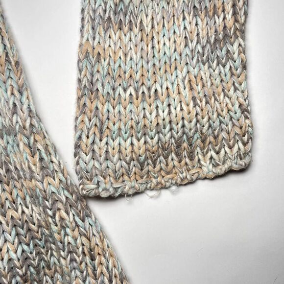 Pure Jill Womens Cardigan Open Lagenlook Multicolor Knit Artsy Boho Size Large - Picture 10 of 11